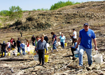 Hauling Limestone